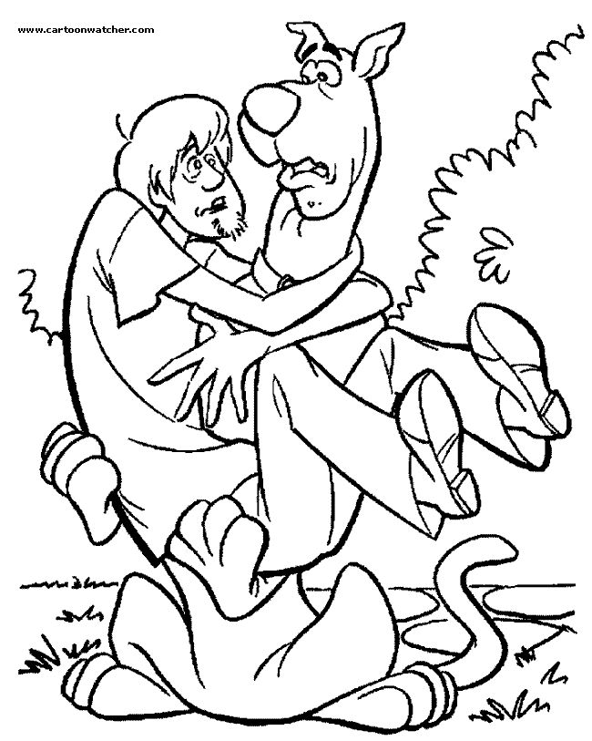 scooby doo-kleurplaat-gratis-3