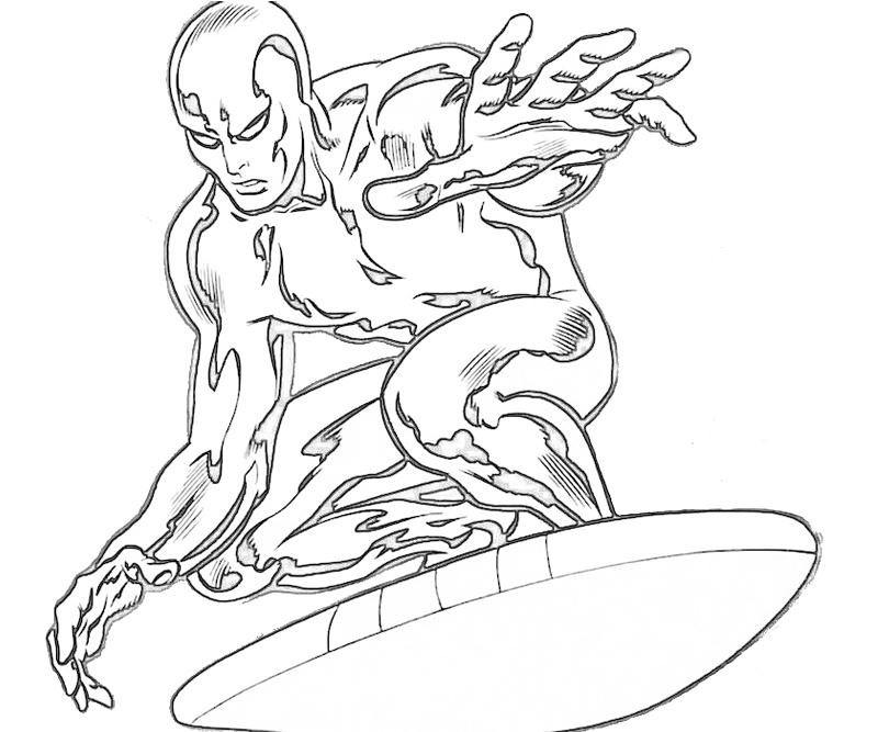 silver surfer-kleurplaat-gratis-10