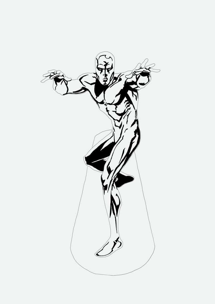 silver surfer-kleurplaat-gratis-11