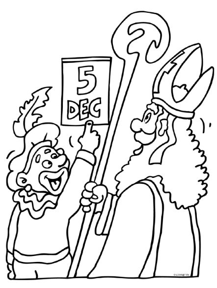 sinterklaasavond 5 december-kleurplaat-gratis-1