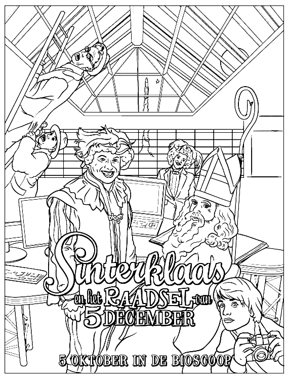 sinterklaasavond 5 december-kleurplaat-gratis-14