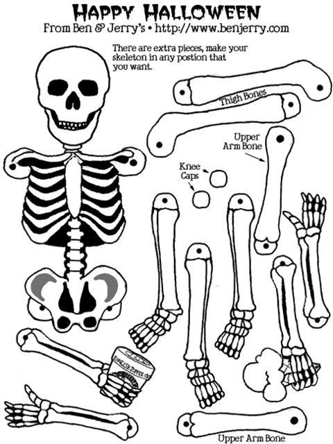 skeleton-kleurplaat-gratis-4