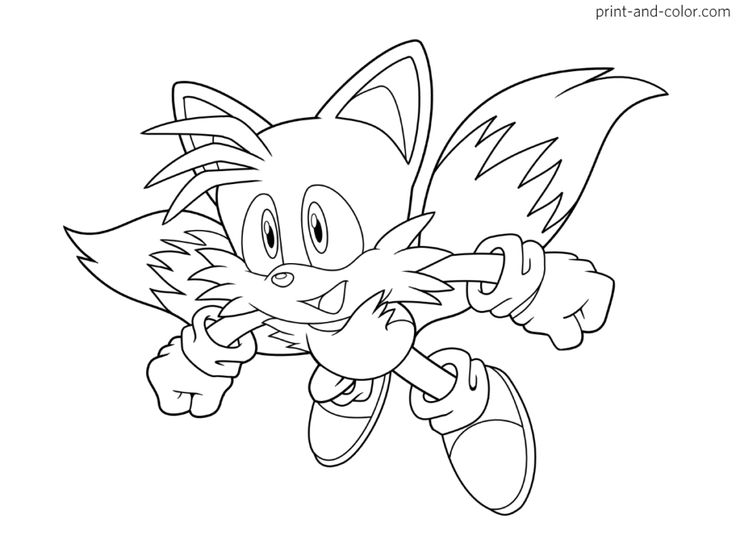 sonic-kleurplaat-gratis-2