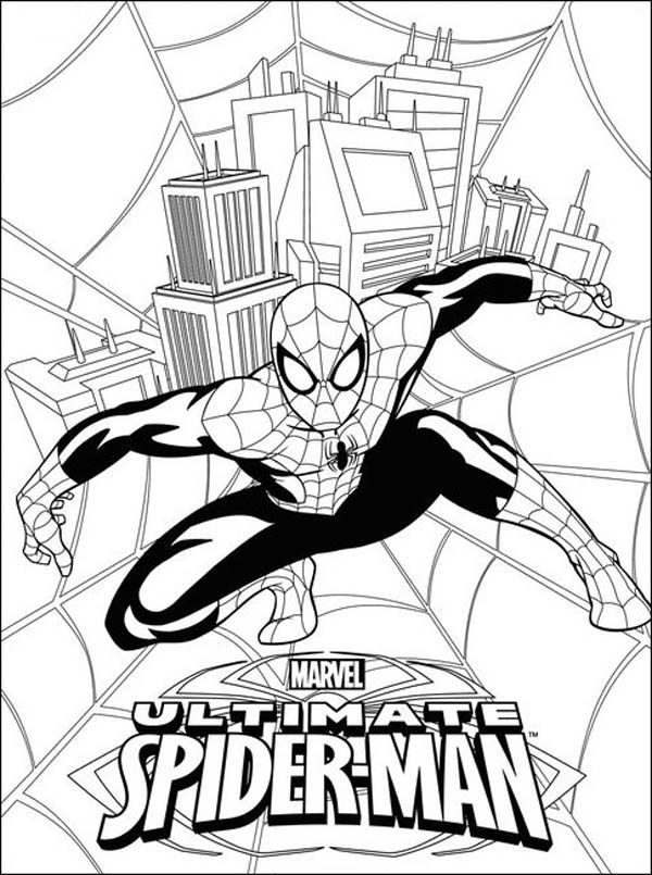 spider man-kleurplaat-gratis-11