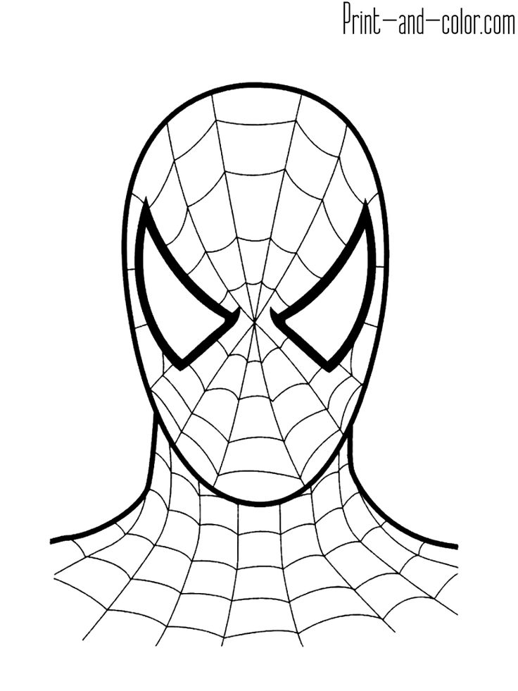 spider man-kleurplaat-gratis-4