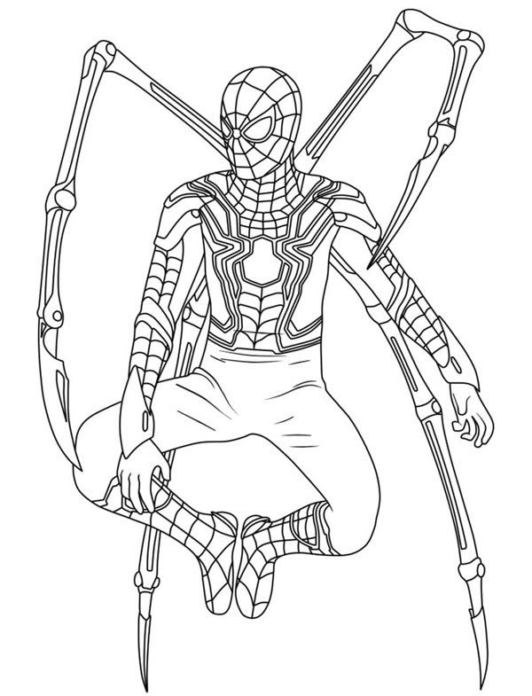 spider man-kleurplaat-gratis-5