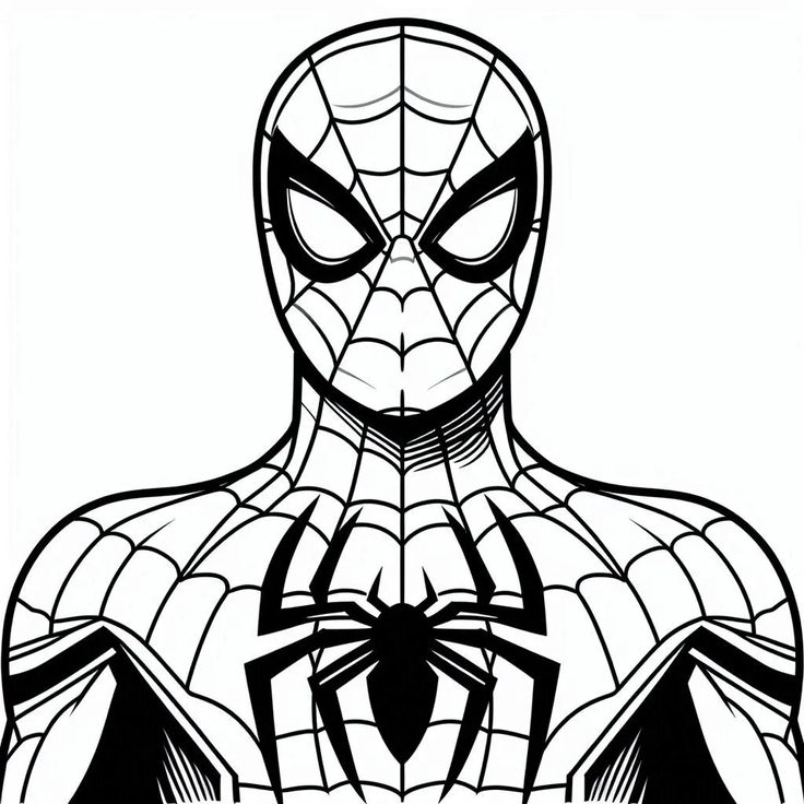 spider man-kleurplaat-gratis-7