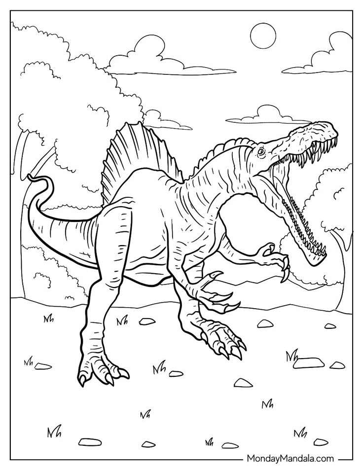 spinosaurus-kleurplaat-gratis-2