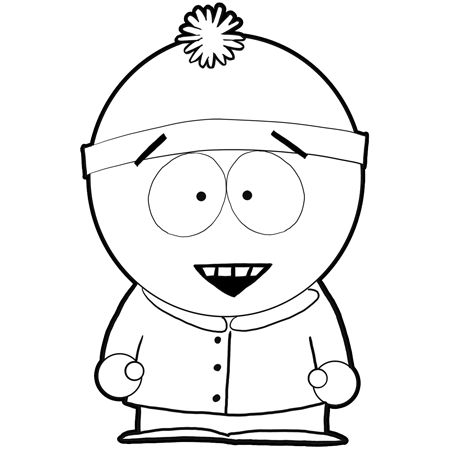 stan marsh-kleurplaat-gratis-1