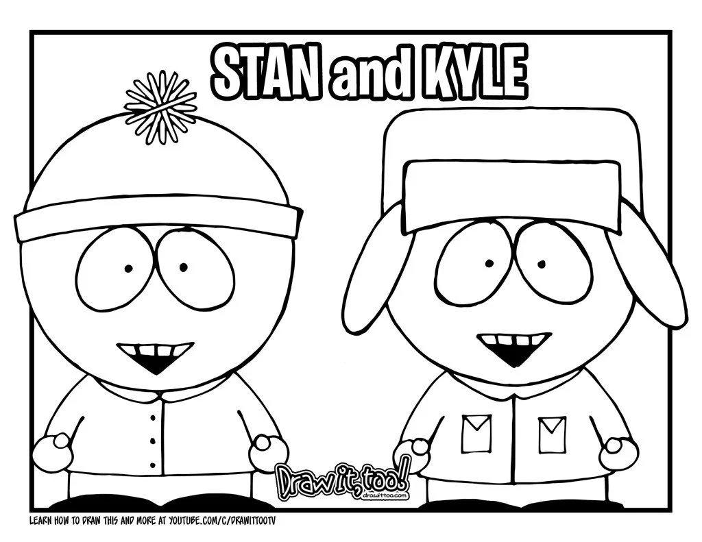 stan marsh-kleurplaat-gratis-10