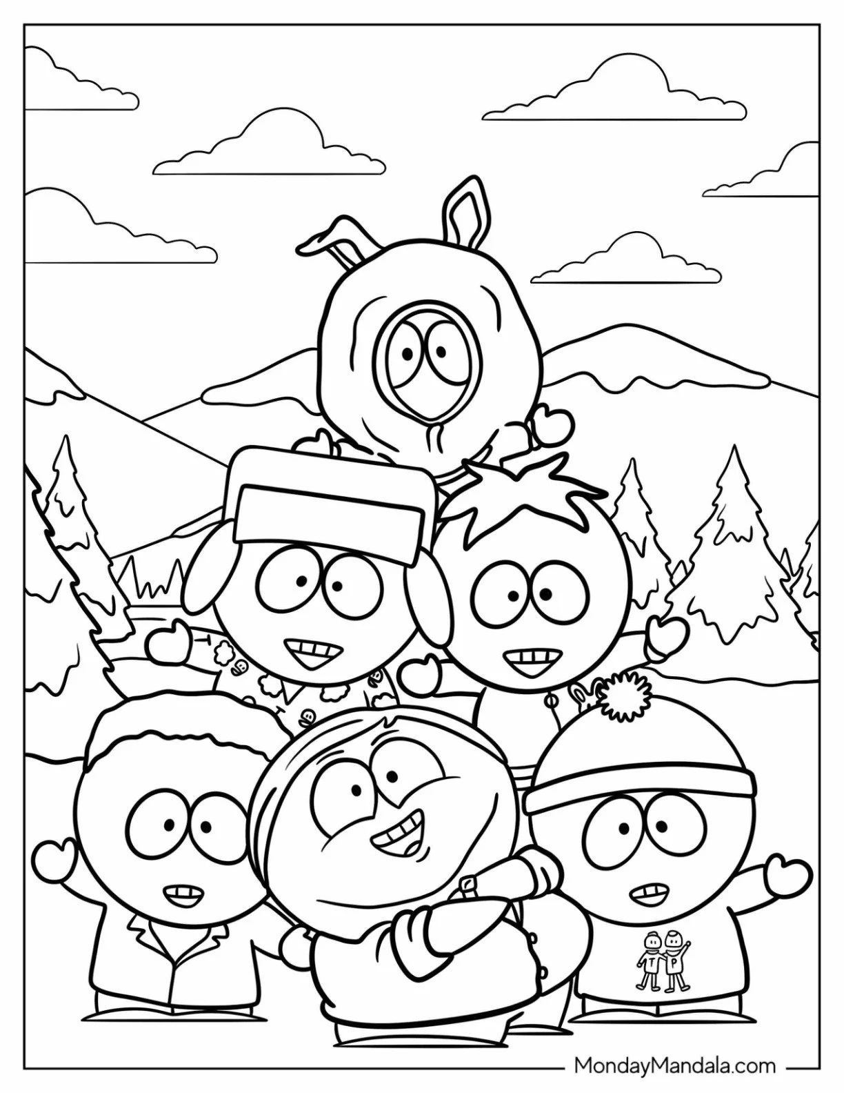 stan marsh-kleurplaat-gratis-5