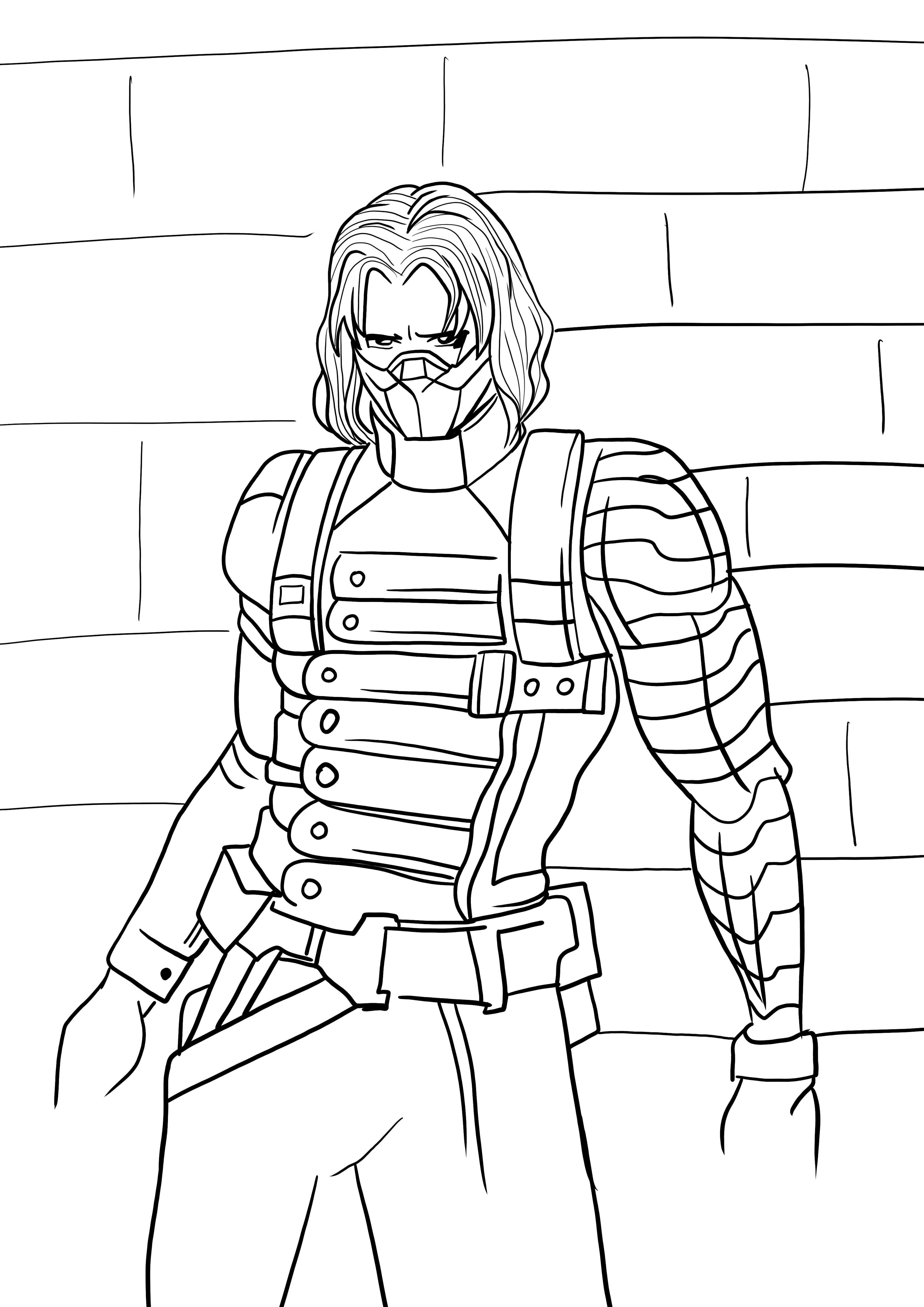 the winter soldier-kleurplaat-gratis-5