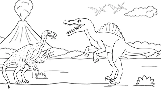 therizinosaurus-kleurplaat-gratis-13