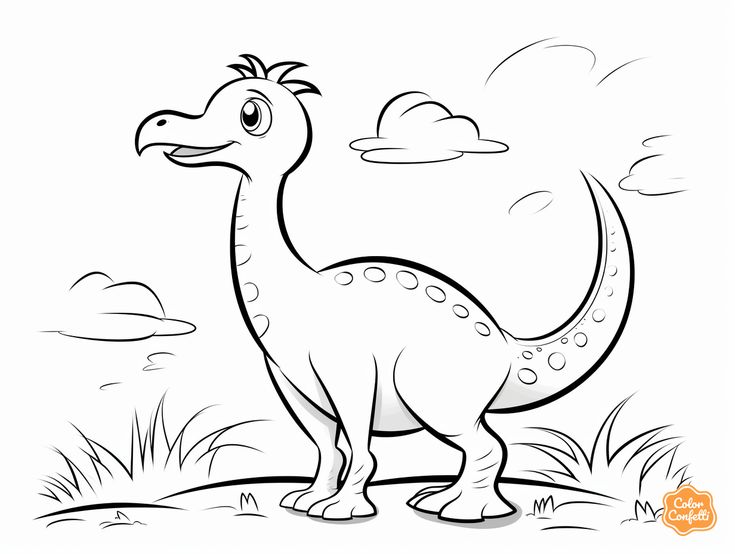therizinosaurus-kleurplaat-gratis-2