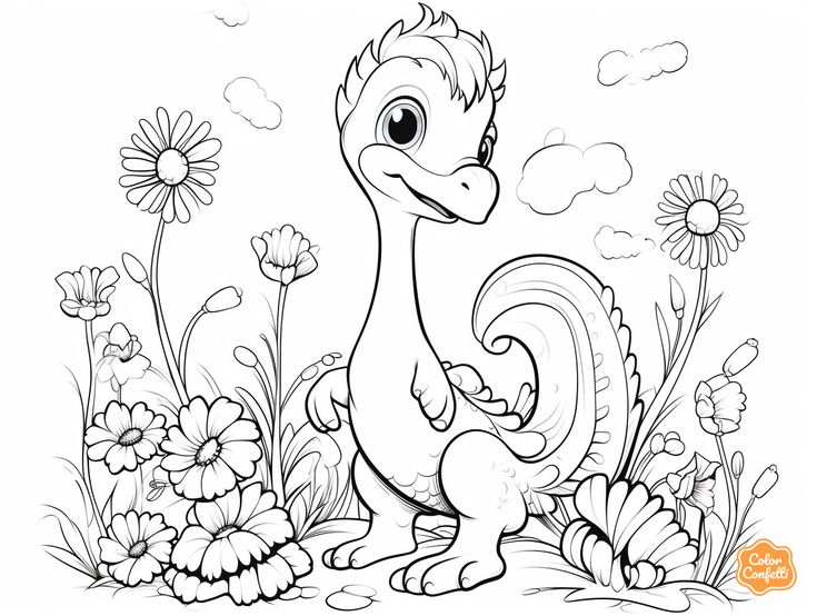 therizinosaurus-kleurplaat-gratis-5
