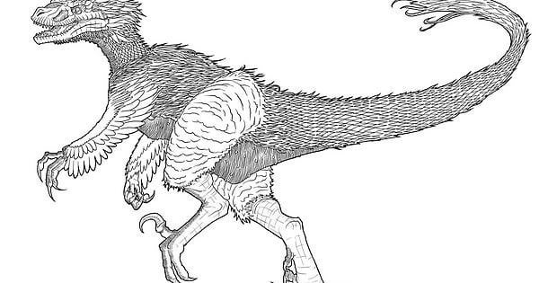utahraptor-kleurplaat-gratis-15