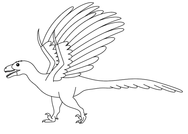 utahraptor-kleurplaat-gratis-4