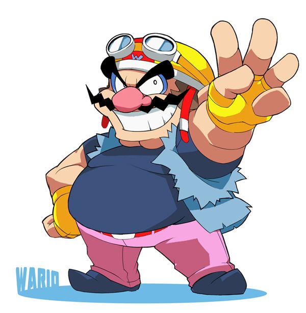 wario-kleurplaat-gratis-12