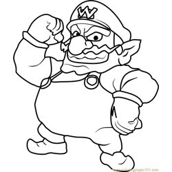 wario-kleurplaat-gratis-3