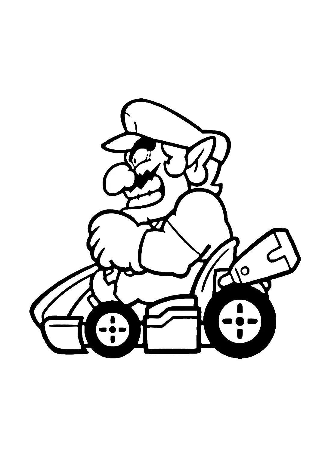 wario-kleurplaat-gratis-4