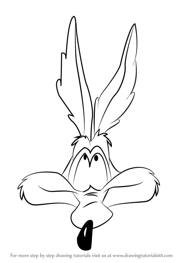 wile e coyote-kleurplaat-gratis-3